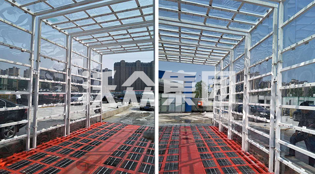 全封閉式工程車工地洗輪機 全封閉式工程車工地洗輪機